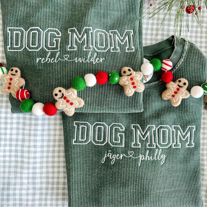 Customize your own sweatshirt with dog names