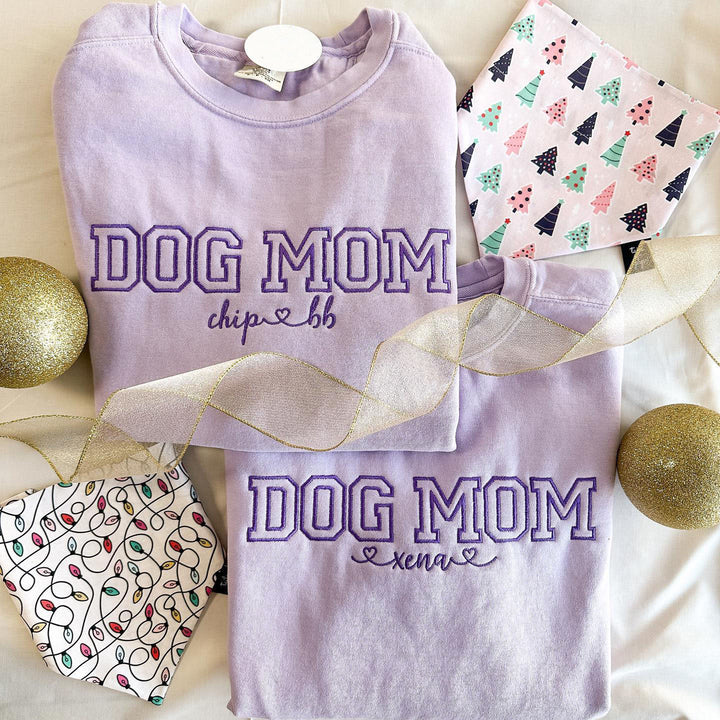 Customize your own sweatshirt with dog names