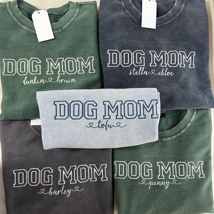 Customize your own sweatshirt with dog names