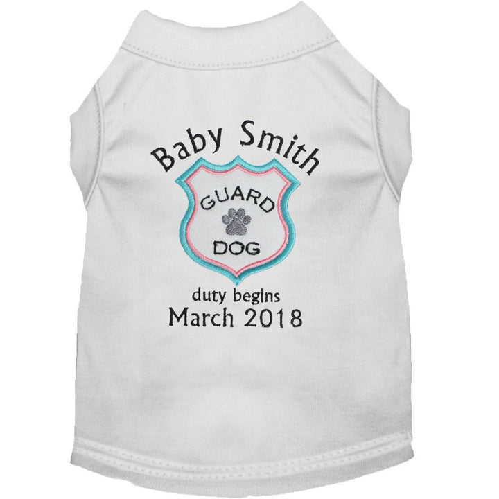 Annonce de grossesse pour chien - Annonce de grossesse pour chien - T-shirt d'annonce - T-shirt de grossesse pour chien - Révélation de grossesse pour chien - T-shirt grand frère pour chien 