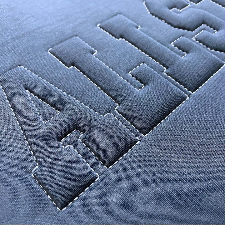 Embossed 3D Puff Embroidery  Sweatshirt