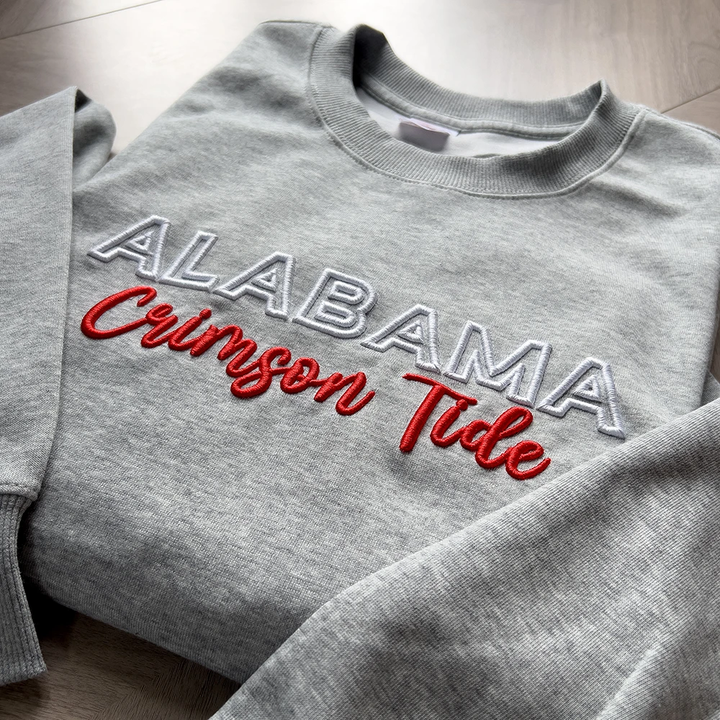 Custom 3D PUFF Embroidery Team Sweatshirt / Hoodie
