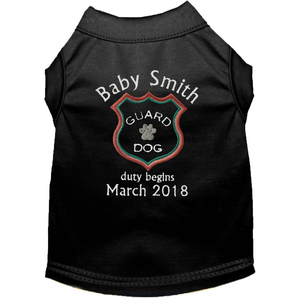 Annonce de grossesse pour chien - Annonce de grossesse pour chien - T-shirt d'annonce - T-shirt de grossesse pour chien - Révélation de grossesse pour chien - T-shirt grand frère pour chien 
