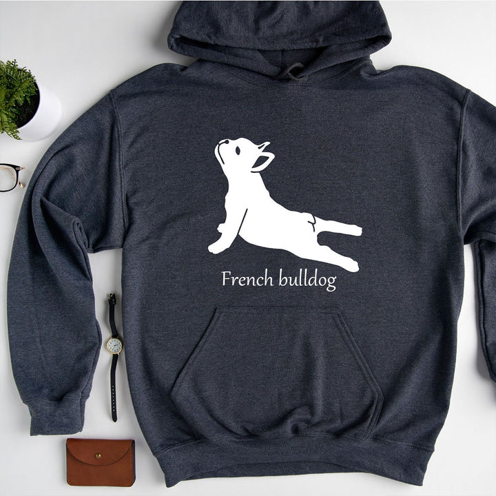 French Bulldog Yoga Hoodie, French Bulldog Hoodie, Bulldog Lover Hoodie