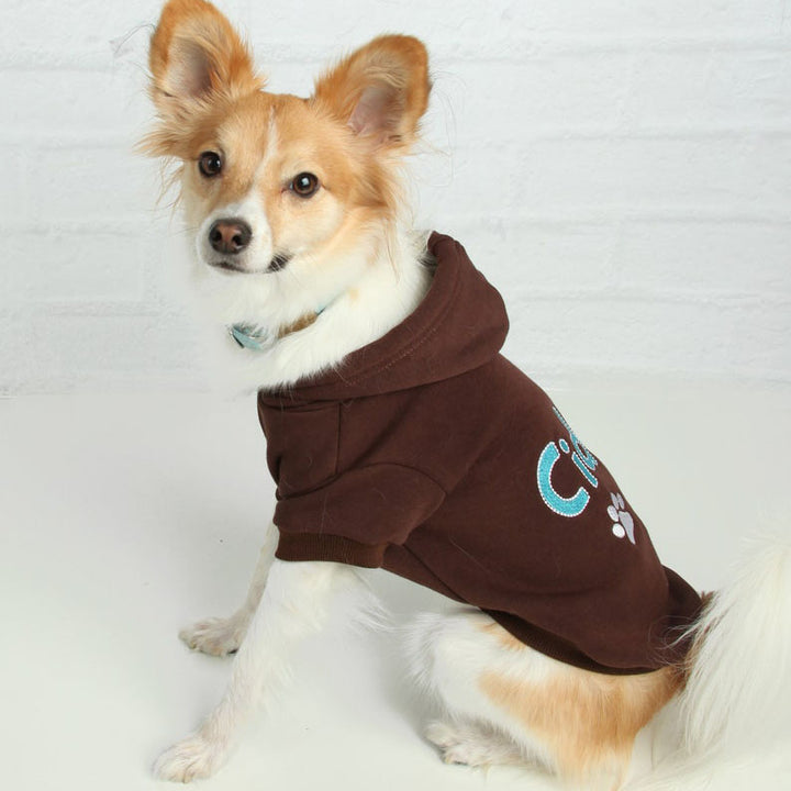 Personalized Dog Hoodie - Embroidered Name Pet Hoodie