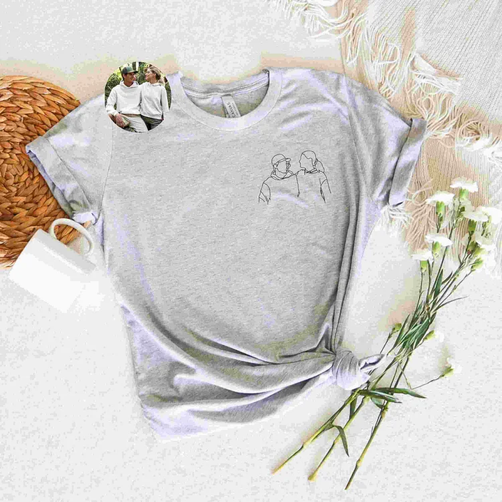 Custom Embroidered Sweatshirts, Hoodies & T-Shirts - Best Gifts For Couple Lover