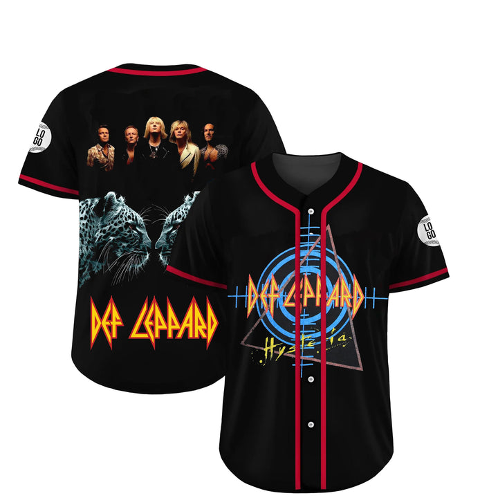 Personality Hysteria Def Leppard  Baseball jersey