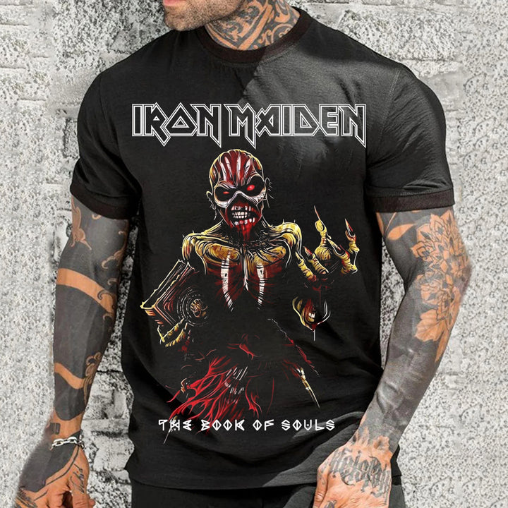 Personalized Iron Maiden The Book Of Souls Print T-Shirt
