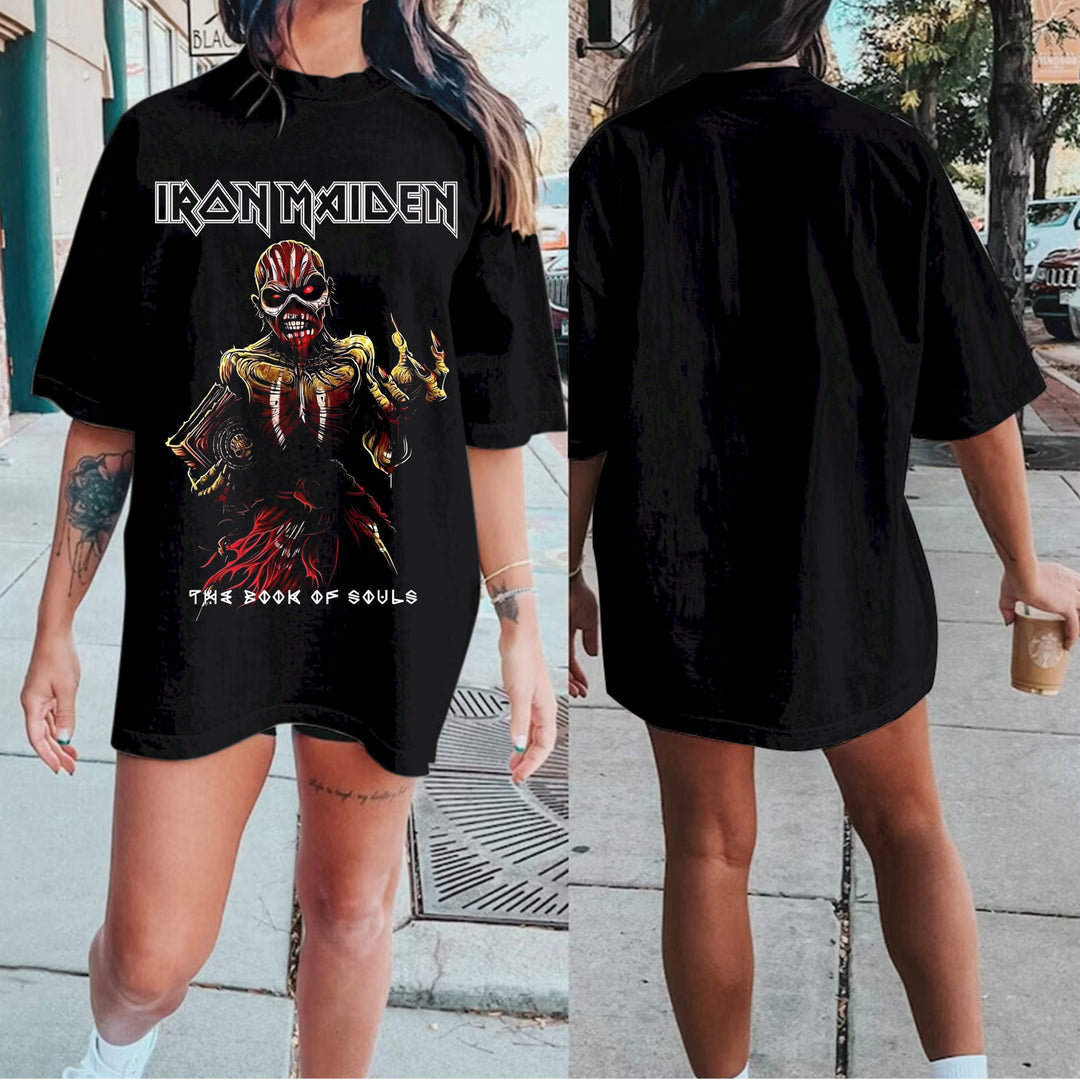 Personalized Iron Maiden The Book Of Souls Print T-Shirt