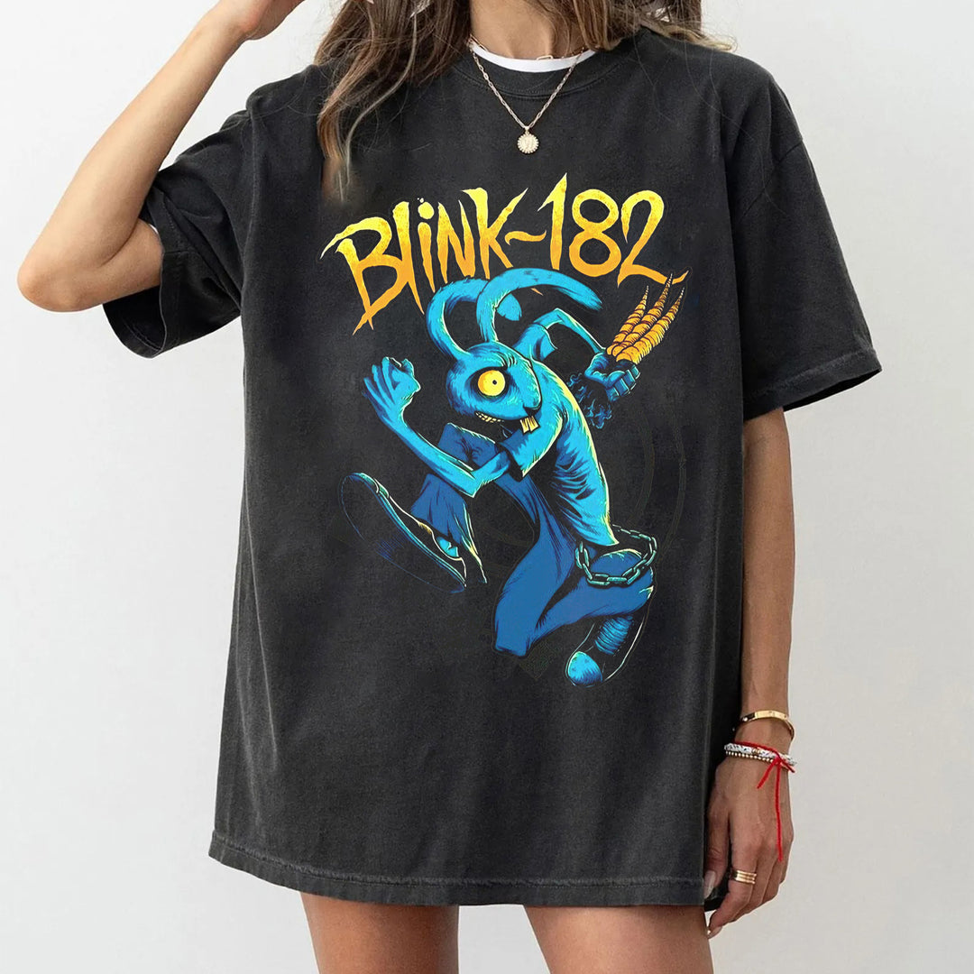 Personalized Blink‑182 Rabbit T-Shirt