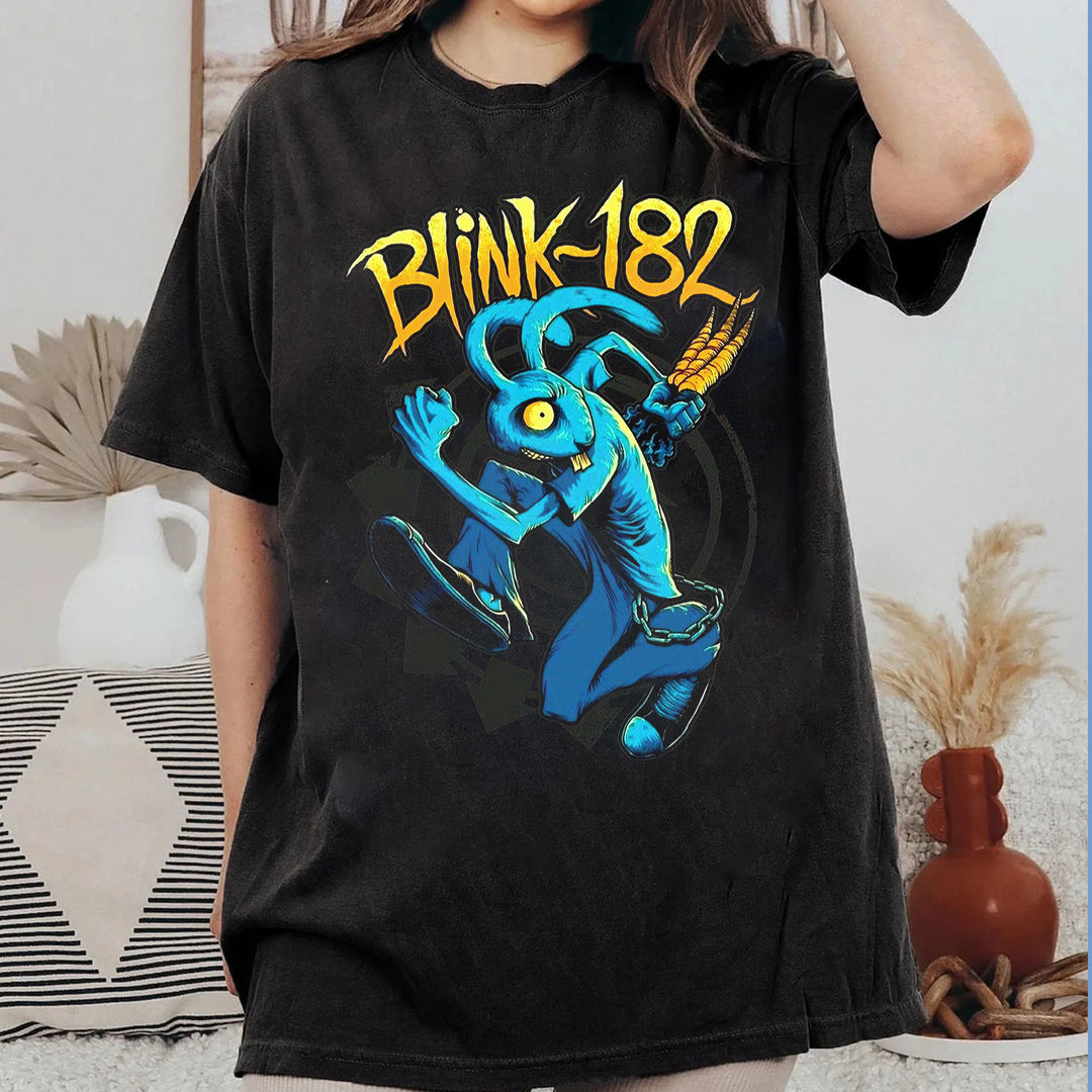 Personalized Blink‑182 Rabbit T-Shirt