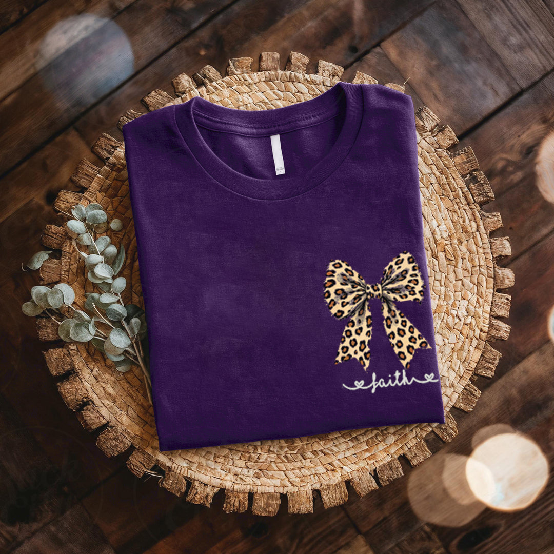 Custom Cheetah Bow Mom Life Sublimation, Trendy Mama T-Shirt