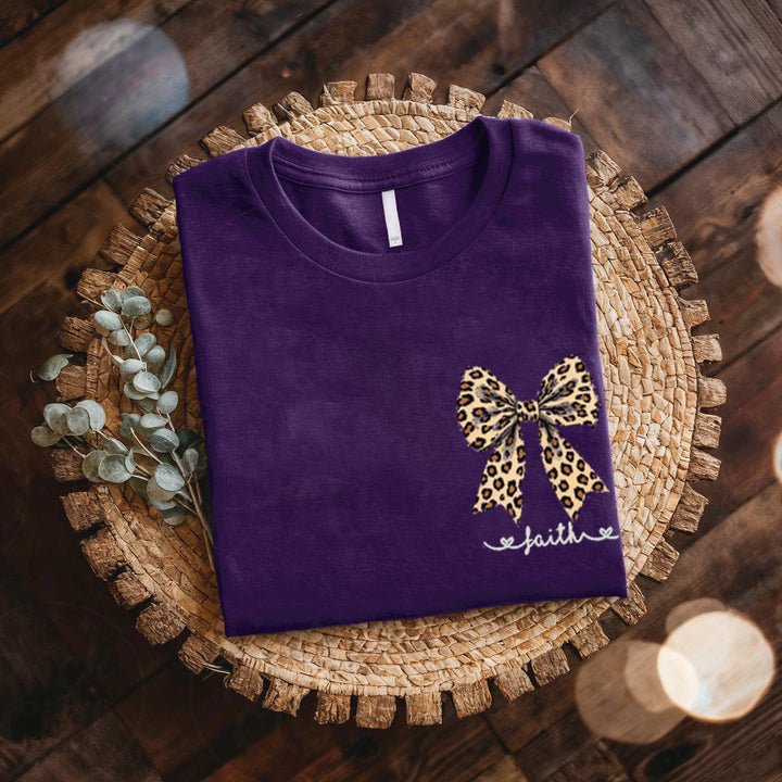 Custom Cheetah Bow Mom Life Sublimation, Trendy Mama T-Shirt