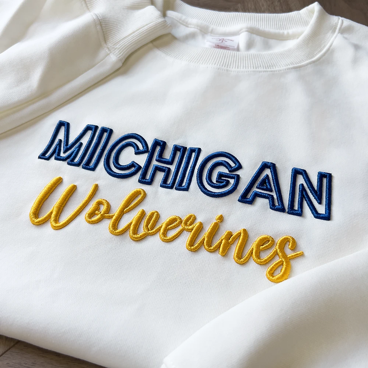 Custom 3D PUFF Embroidery Team Sweatshirt / Hoodie
