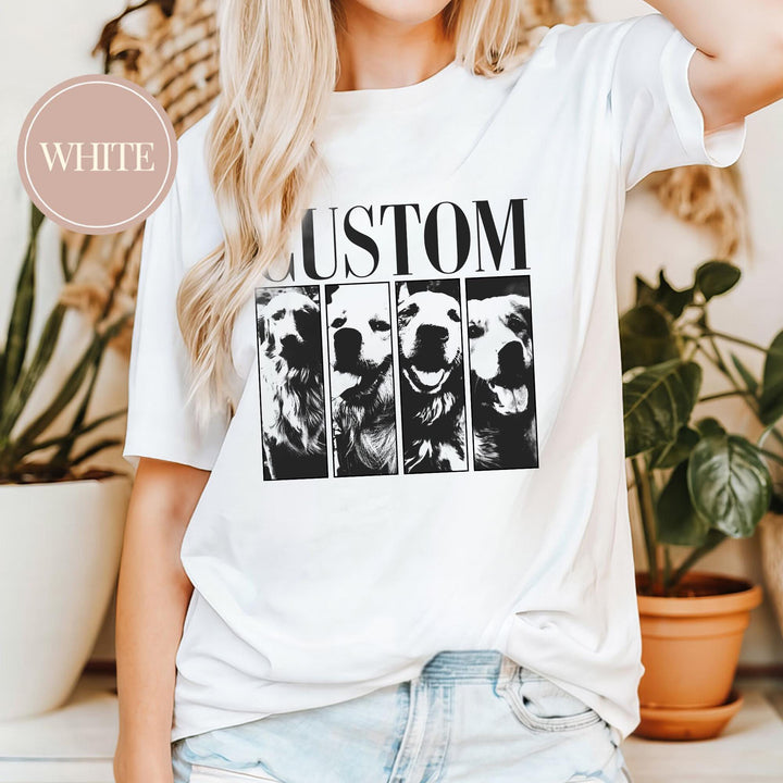Custom Pets Photo Comfort Colors Shirt