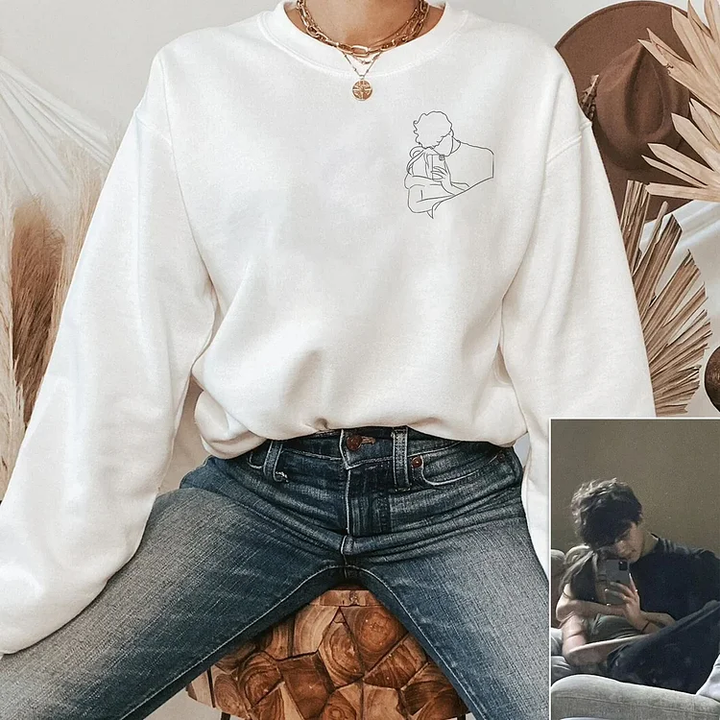 Custom Embroidered Sweatshirts, Hoodies & T-Shirts - Best Gifts For Couple Lover