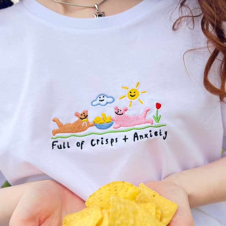 Custom Full Of Crisps+Anxiety Hoodie