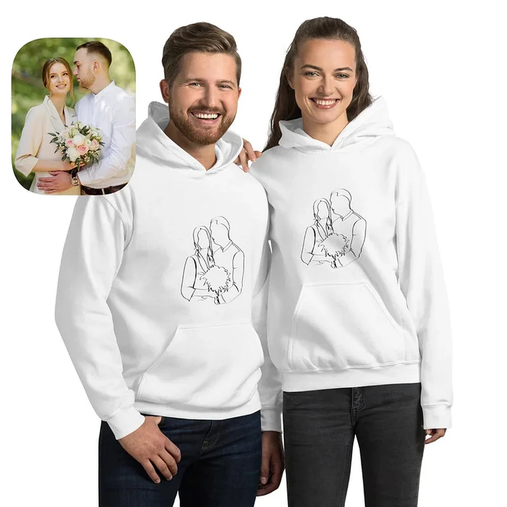 Custom Embroidered Sweatshirts, Hoodies & T-Shirts - Best Gifts For Couple Lover