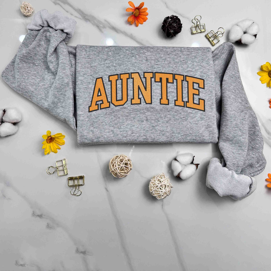 Custom Embroidered Filled Varsity Sweatshirt