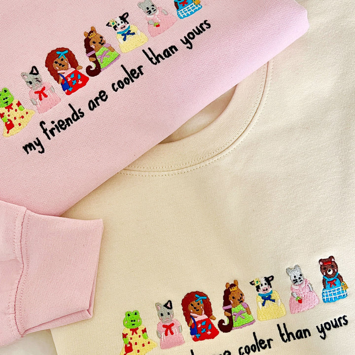 custom my friends are cooler than yours hoodie