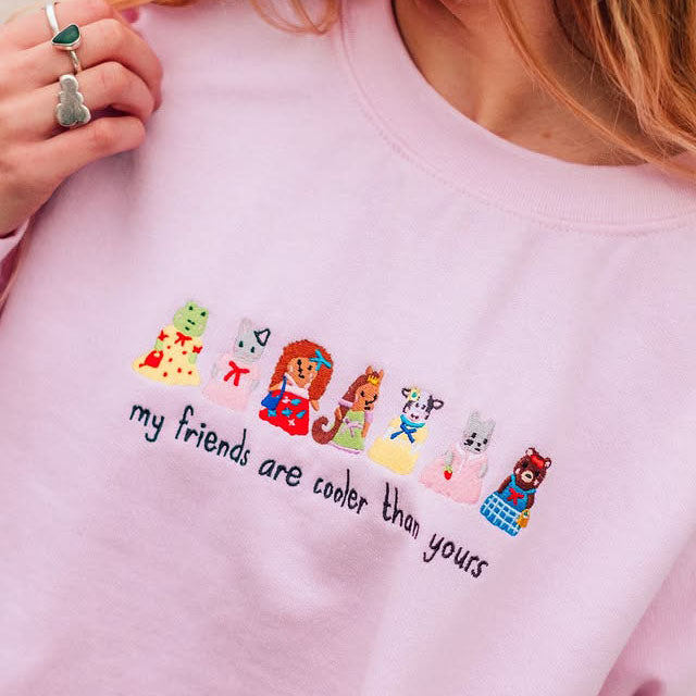 custom my friends are cooler than yours hoodie