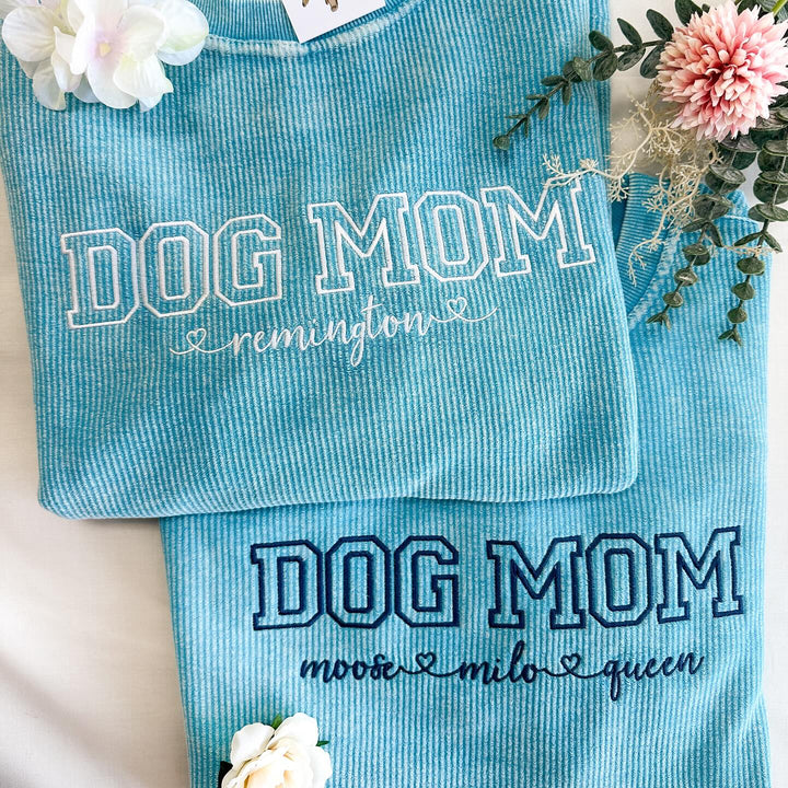 Customize your own sweatshirt with dog names