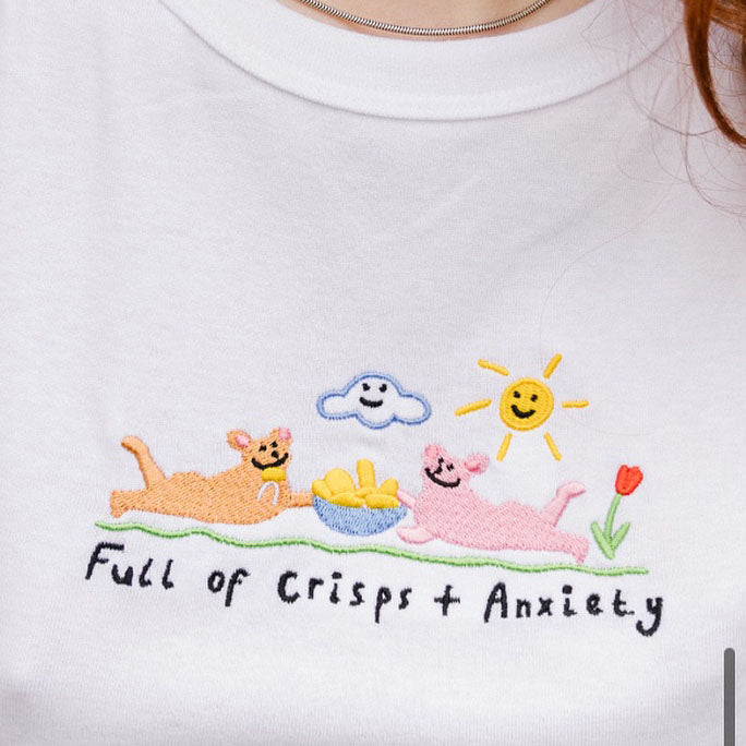 Custom Full Of Crisps+Anxiety Hoodie
