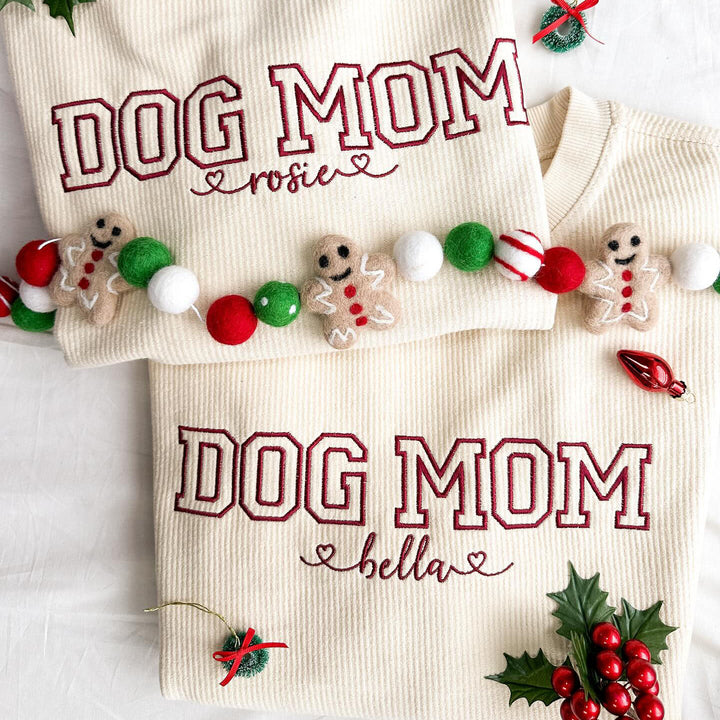Customize your own sweatshirt with dog names