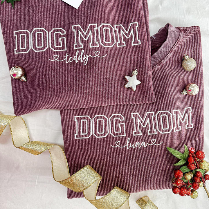 Customize your own sweatshirt with dog names