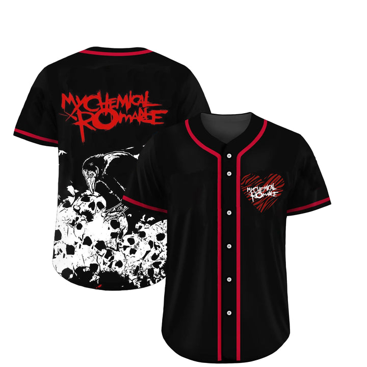 Custom The Death Note of My Chemical Romance Jersey