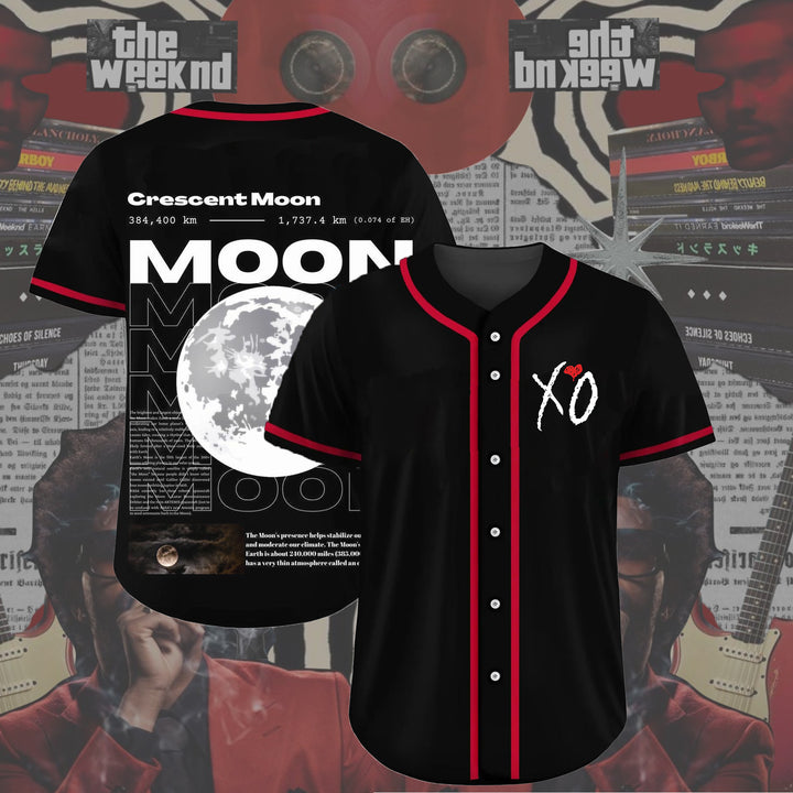 Personalization The Weeknd Crescent Moon Tour Jersey