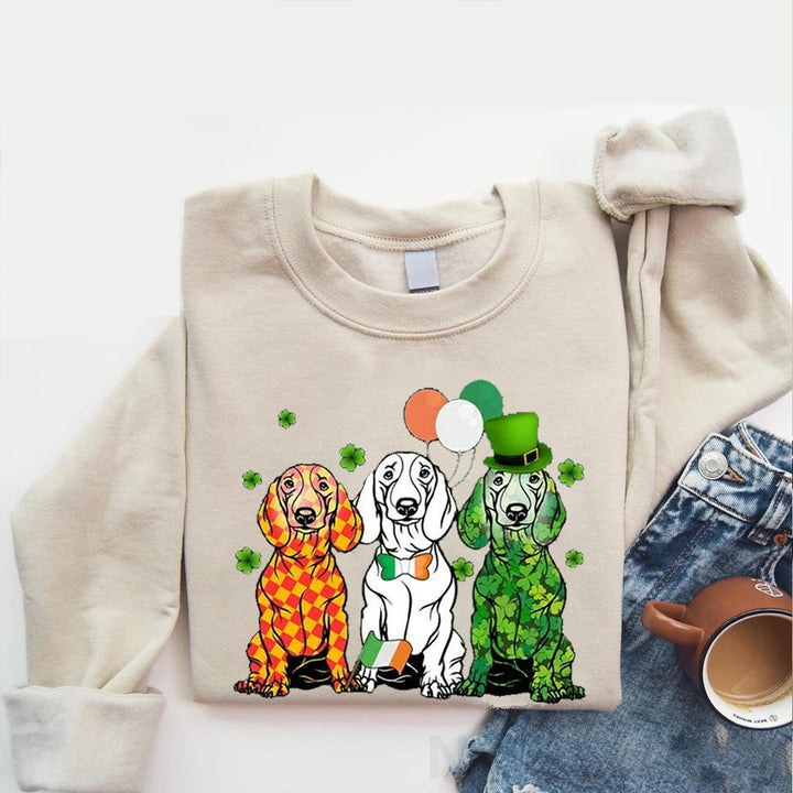 Custom St. Patrick Irish Flag pet sweatshirt