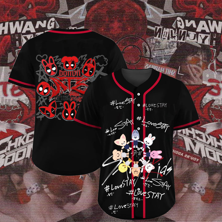 Custom Stray Kids World Tour "dominATE" Jersey