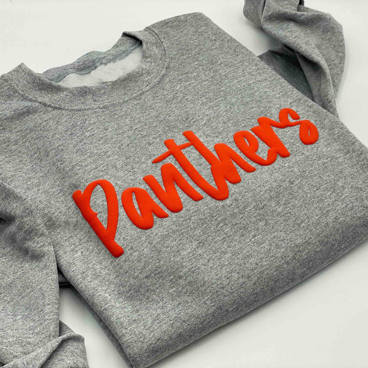 Custom Puff Print  Team| Name |School Mascot Sweatshirt