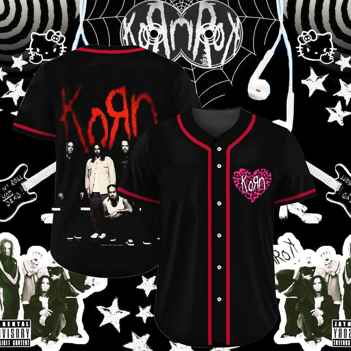 Personalized Korn Team Print Jersey