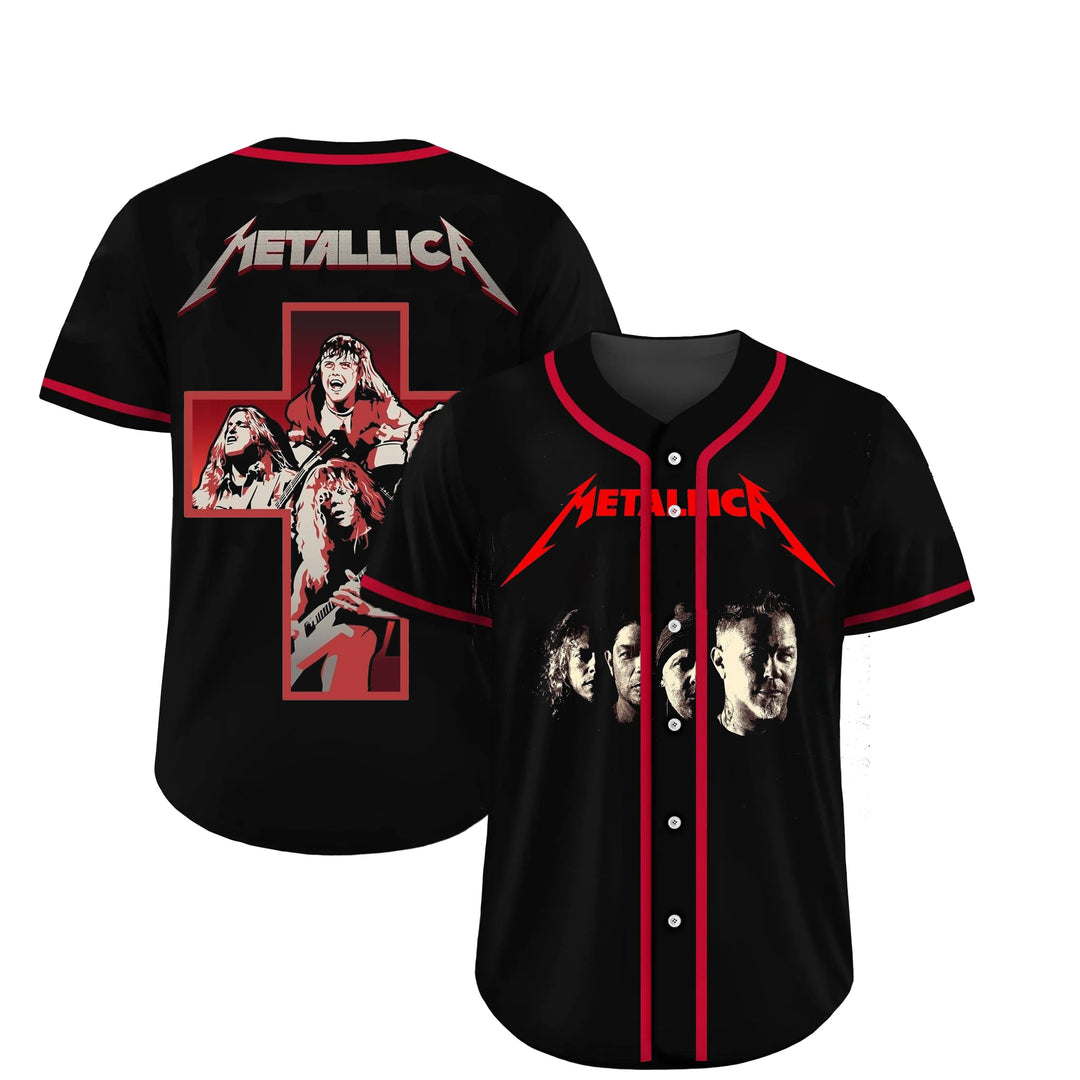 Retro Metallica Cross Jersey