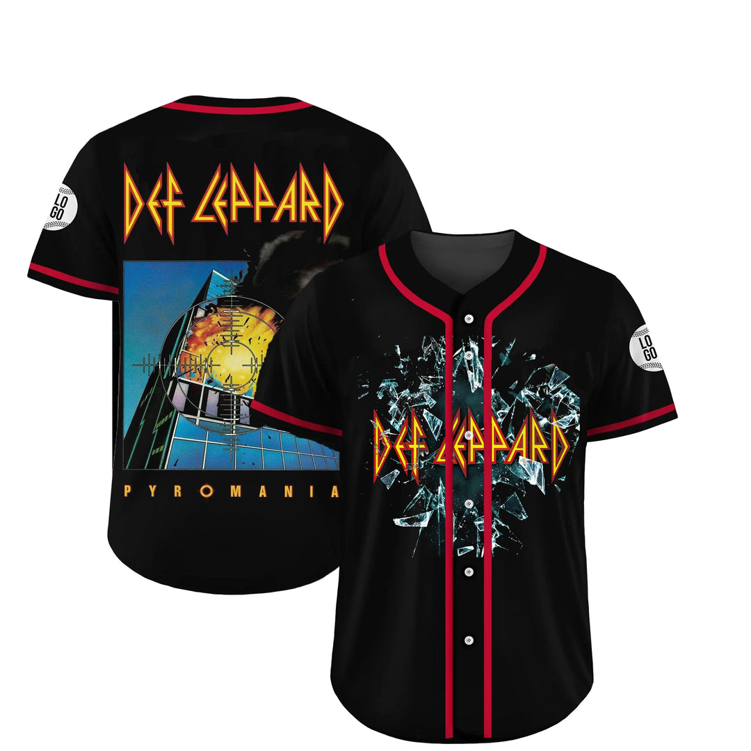Personality Def Leppard  Baseball jersey