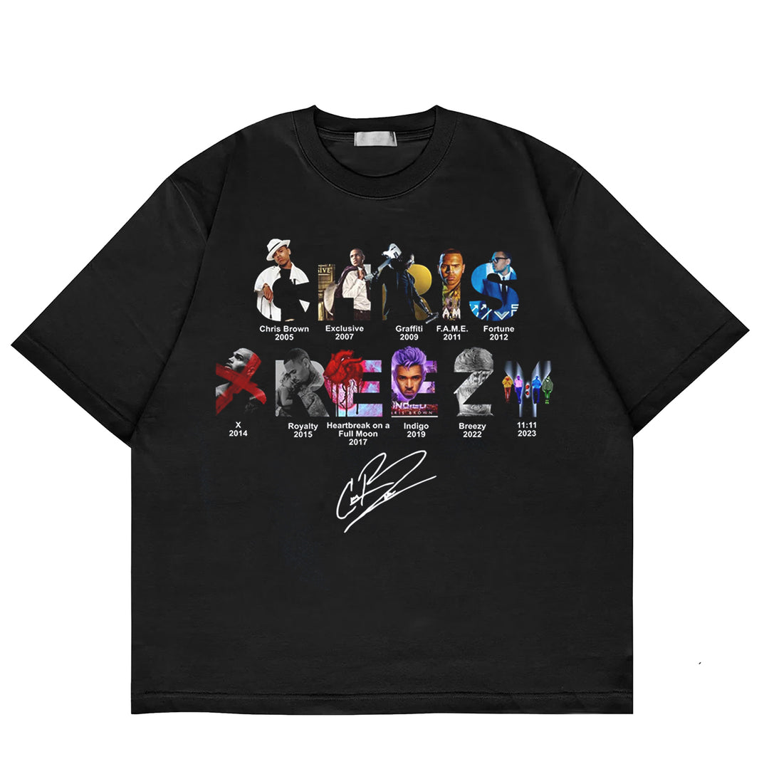 Chris Brown 11:11 Tour 2024 Shirt