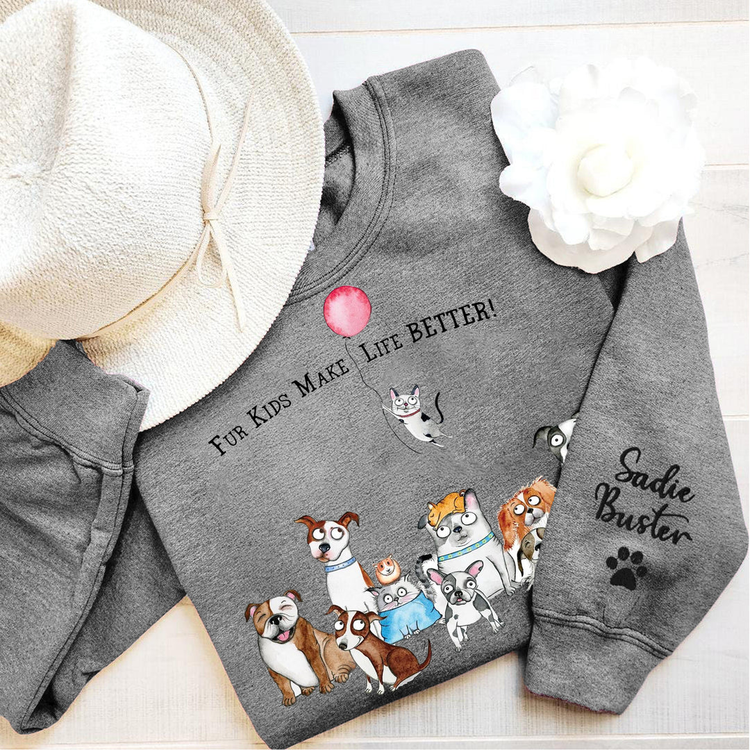 Custom Fun Kids Make Life Better hoodie