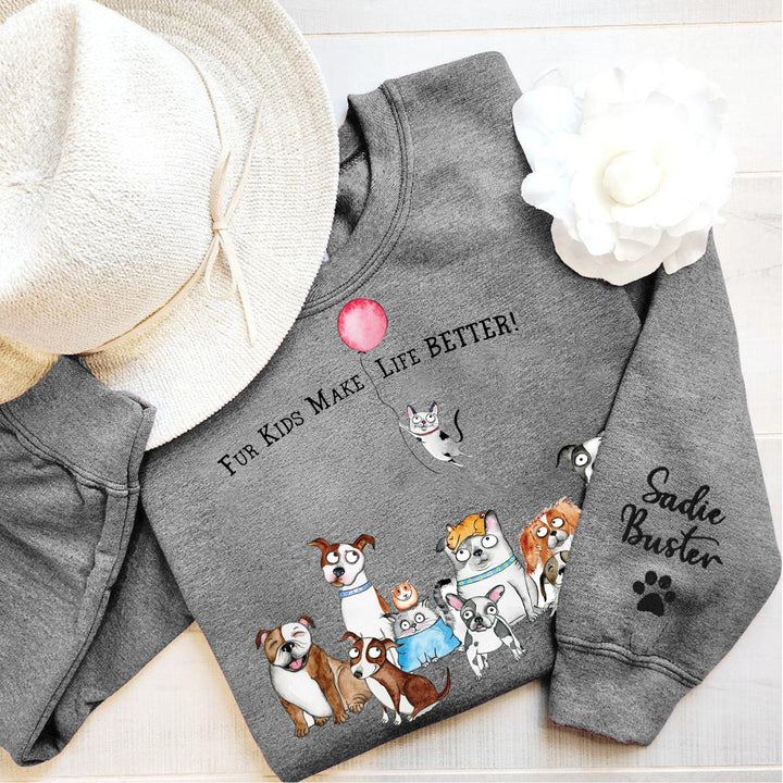 Custom Fun Kids Make Life Better hoodie