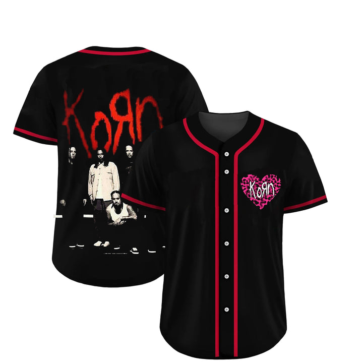 Personalized Korn Team Print Jersey