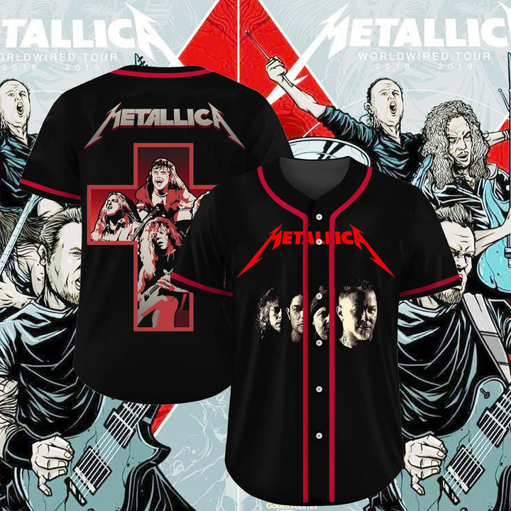 Retro Metallica Cross Jersey