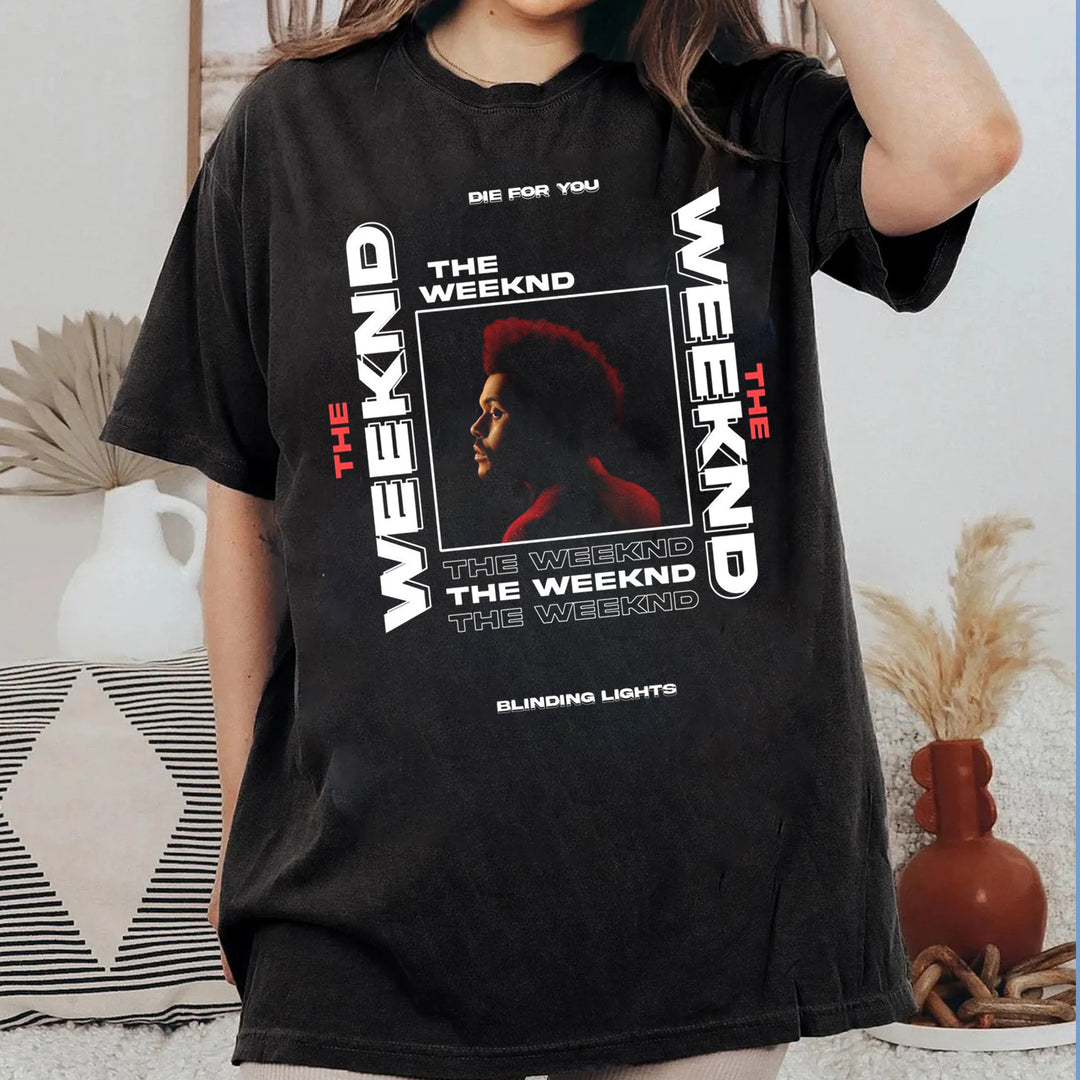 Personalized Die For You The Weeknd  Blinding Lights T-Shirt