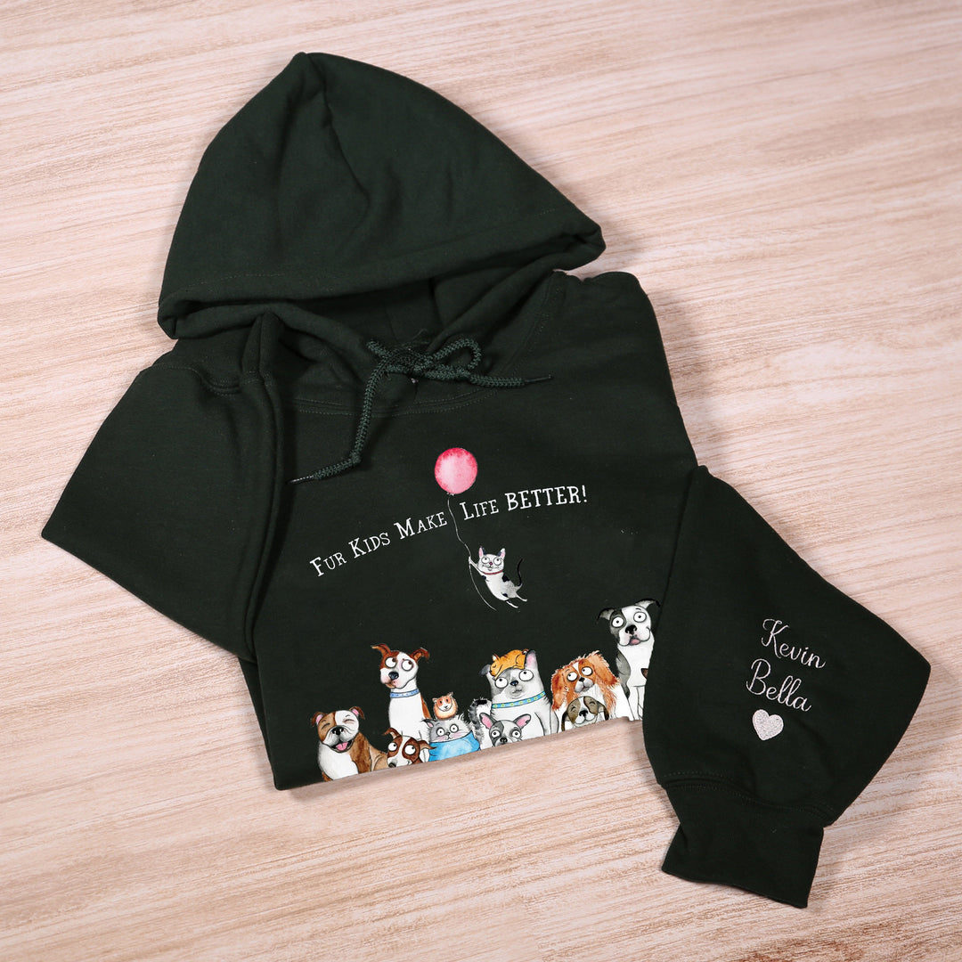 Custom Fun Kids Make Life Better hoodie