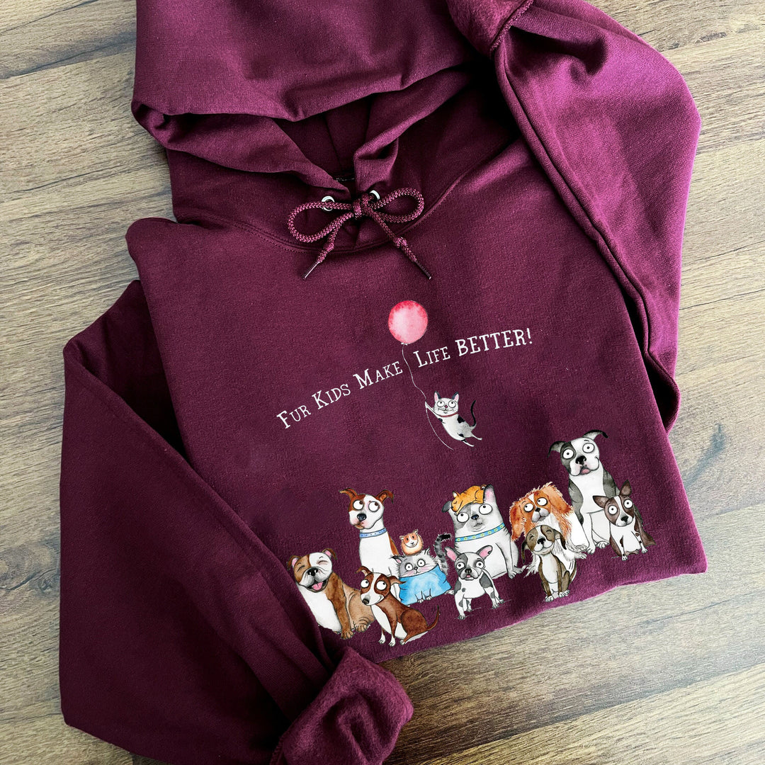 Custom Fun Kids Make Life Better hoodie