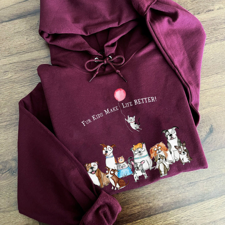 Custom Fun Kids Make Life Better hoodie