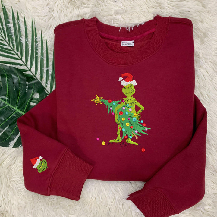 Custom Christmas Embroidered Sweatshirt