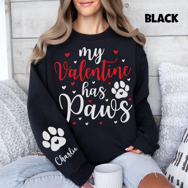 Custom Pet Owner Sweatshirt, Personalized Valentine's Day