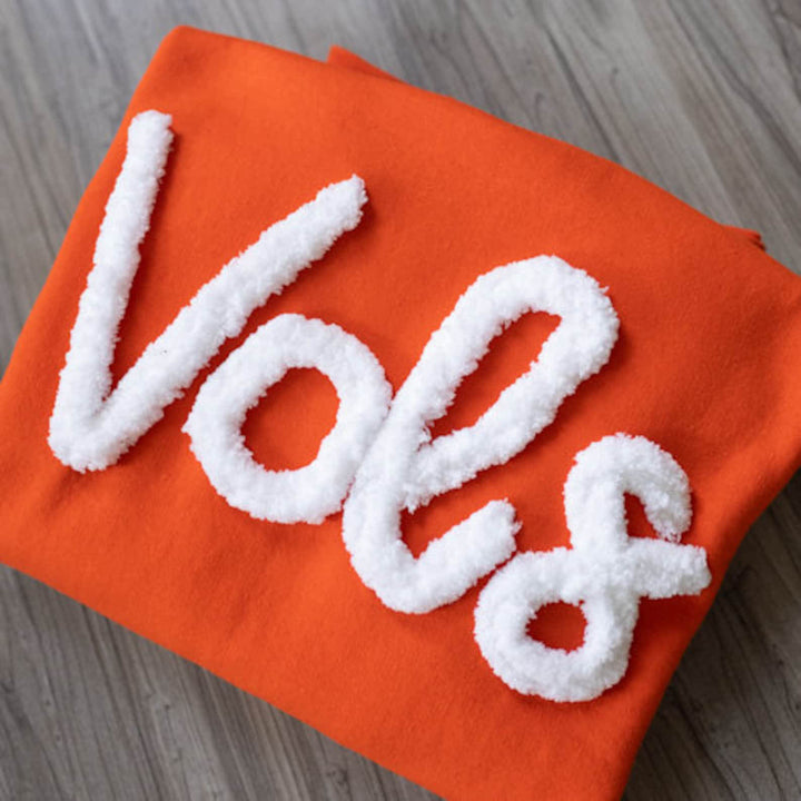 Custom  Chenille Embroidered Sweatshirt, Oversized Team Sweatshirt, Rebs Pullover, School Mascot
