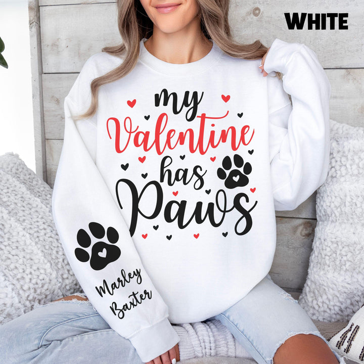 Custom Pet Owner Sweatshirt, Personalized Valentine's Day